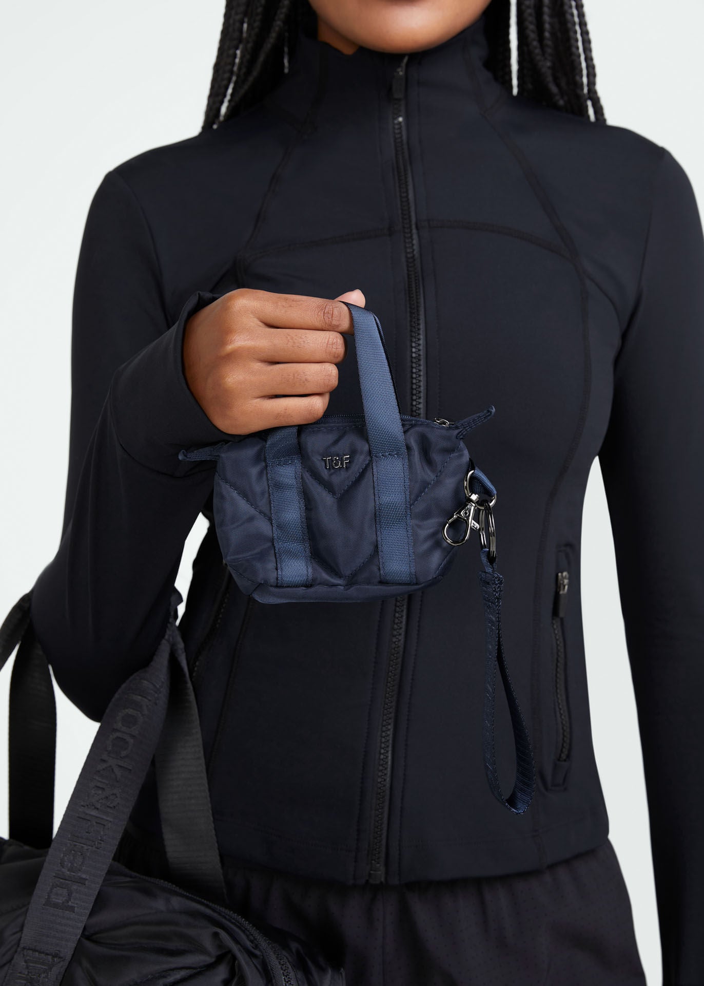 Matelassé-Schlüsselanhänger