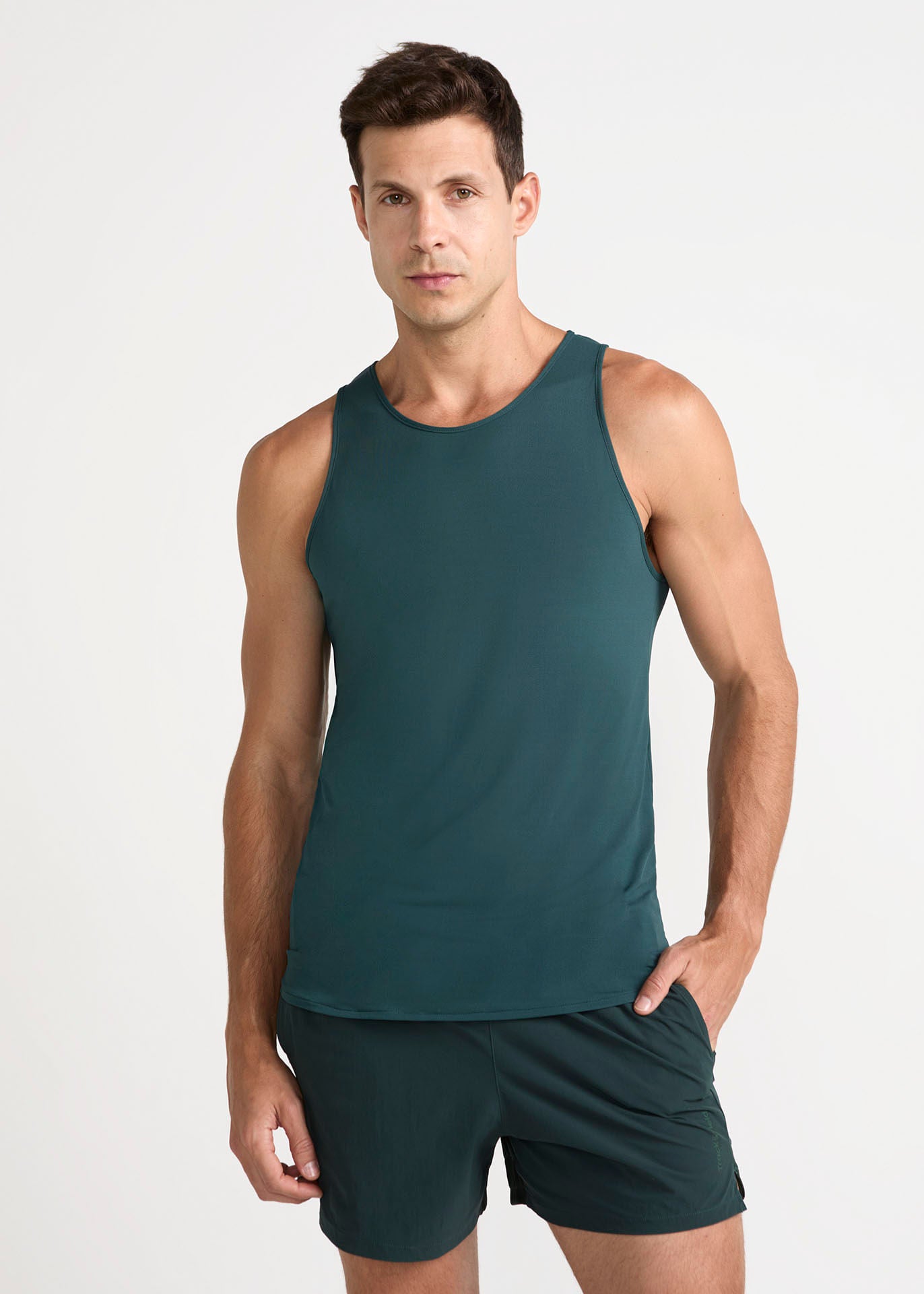 T-Shirt Sem Manga Homem Thermodry