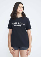 Unisex Short Sleeve College Teen T-shirt