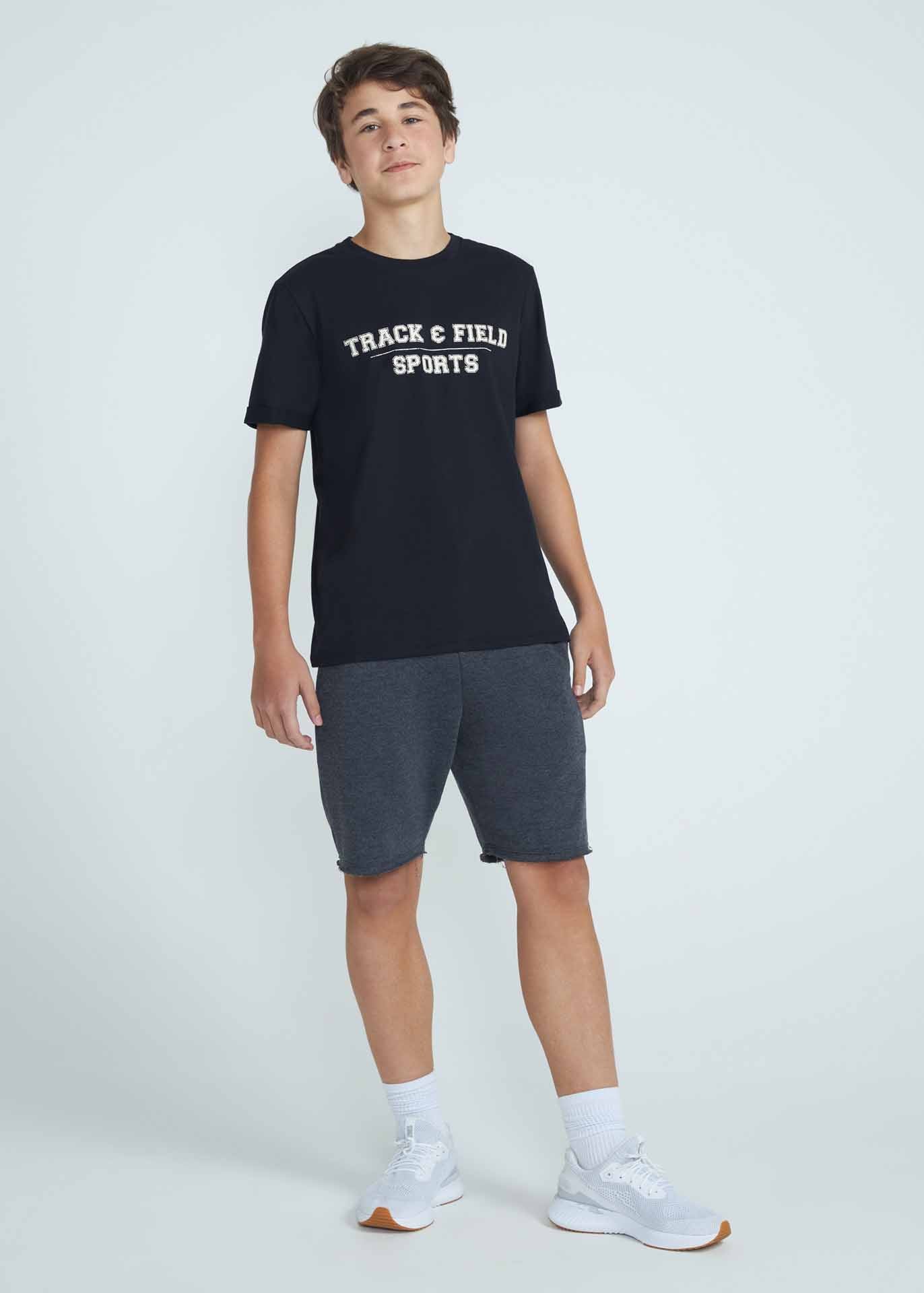 Unisex Short Sleeve College Teen T-shirt