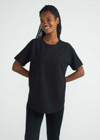 Camiseta básica de manga corta para mujer