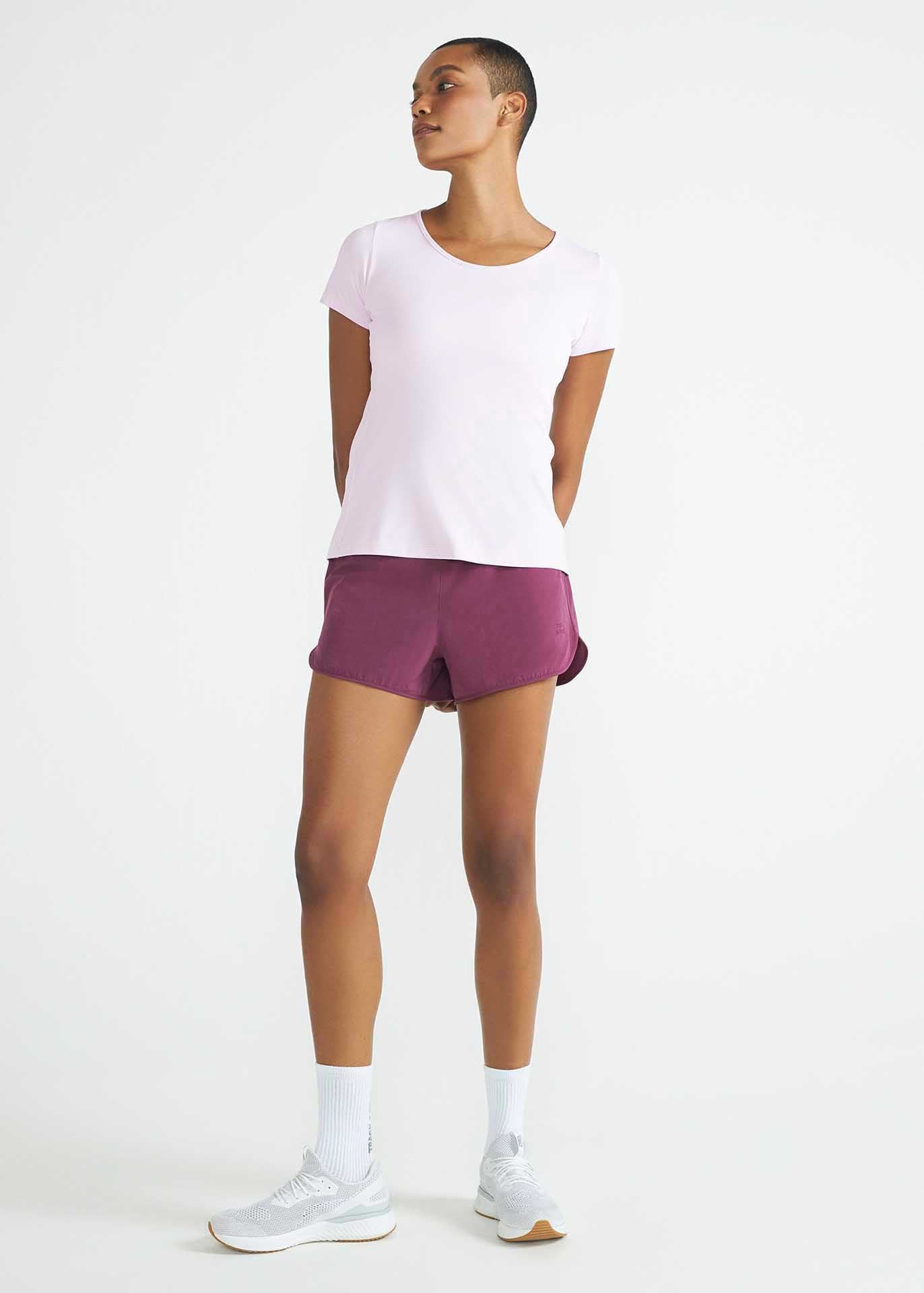 T-shirt Mulher Manga Curta Transpasse
