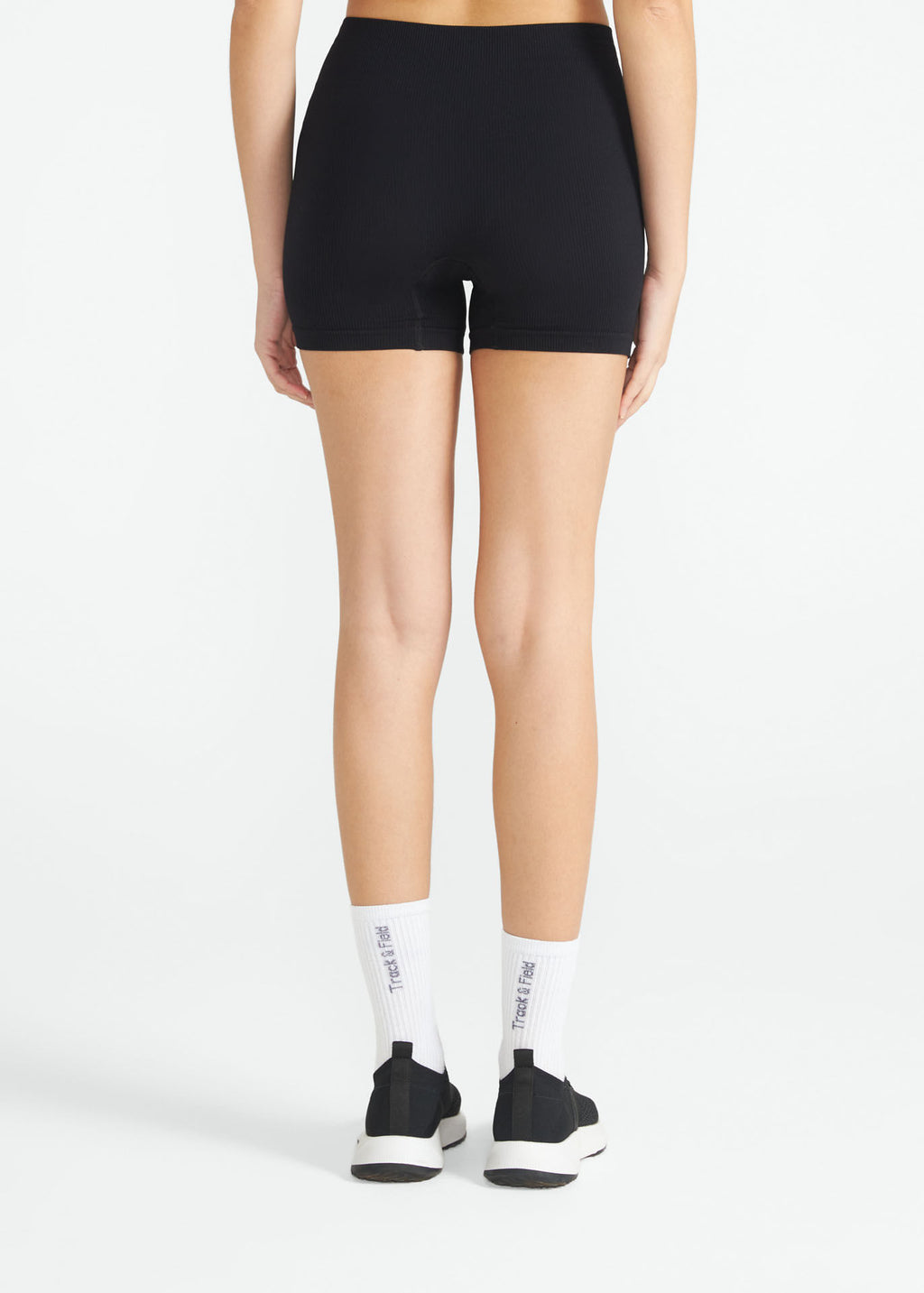 Pantalones cortos de canalé suave de piel delgada para mujer