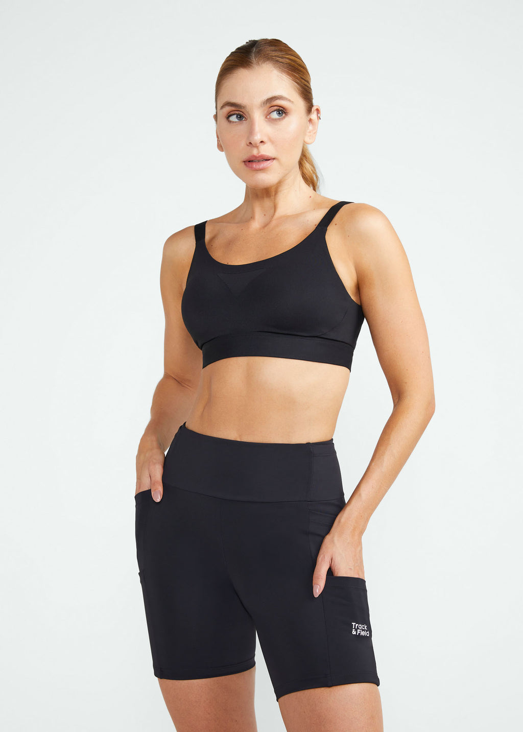 Damen-Laufshorts mit 8 Taschen