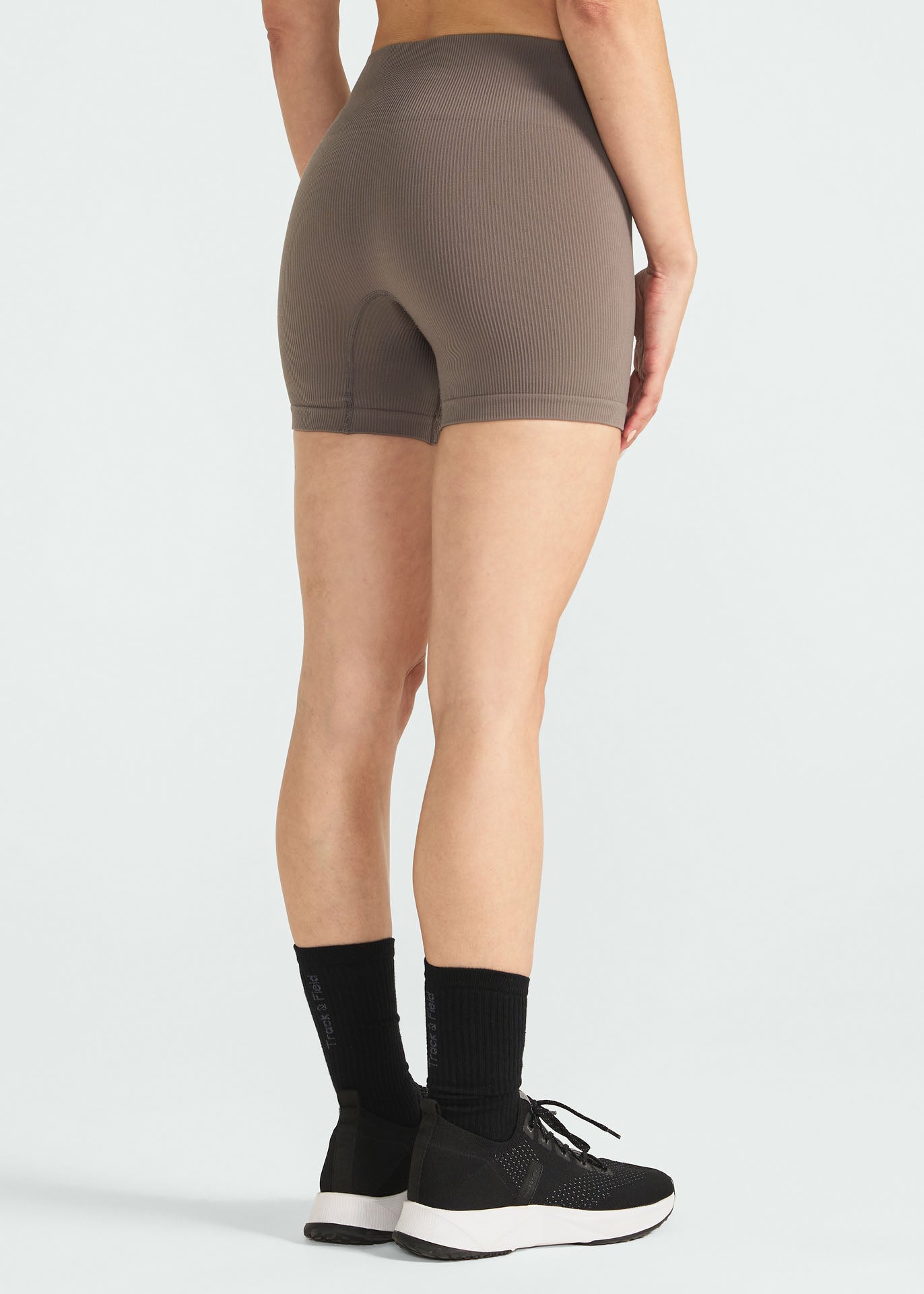 Women's Slim Skin Soft Rib Shorts