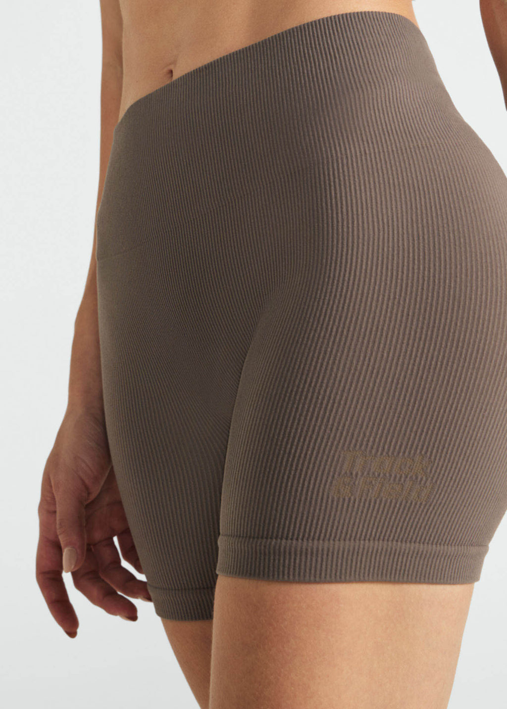 Women's Slim Skin Soft Rib Shorts