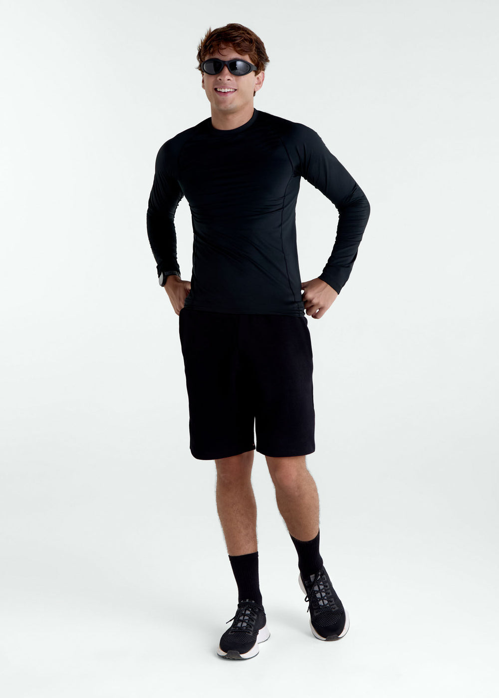 Texturierte Herren-Shorts