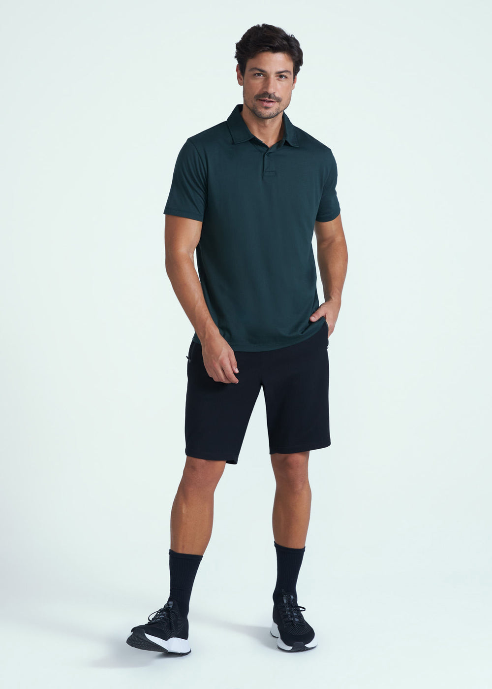 Shorts Men Sweatshirt Zipper