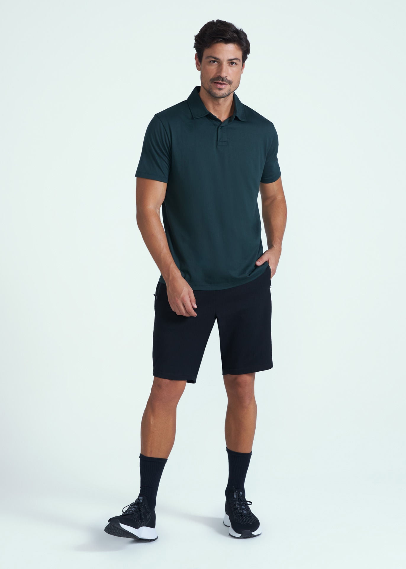 Shorts Herren Sweatshirt Reißverschluss