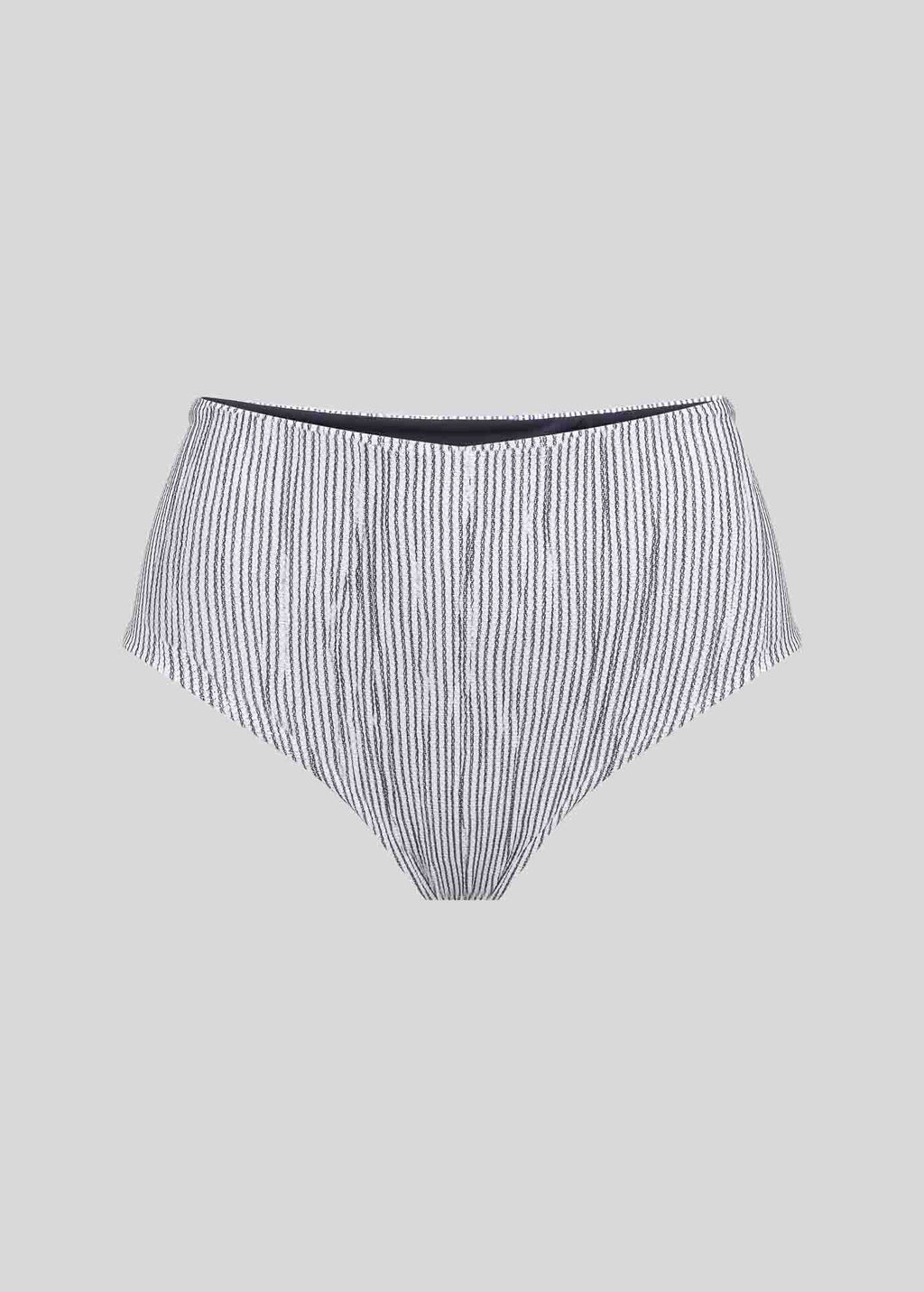 Bikini-Slip, doppelseitiger Rock, Marineblau