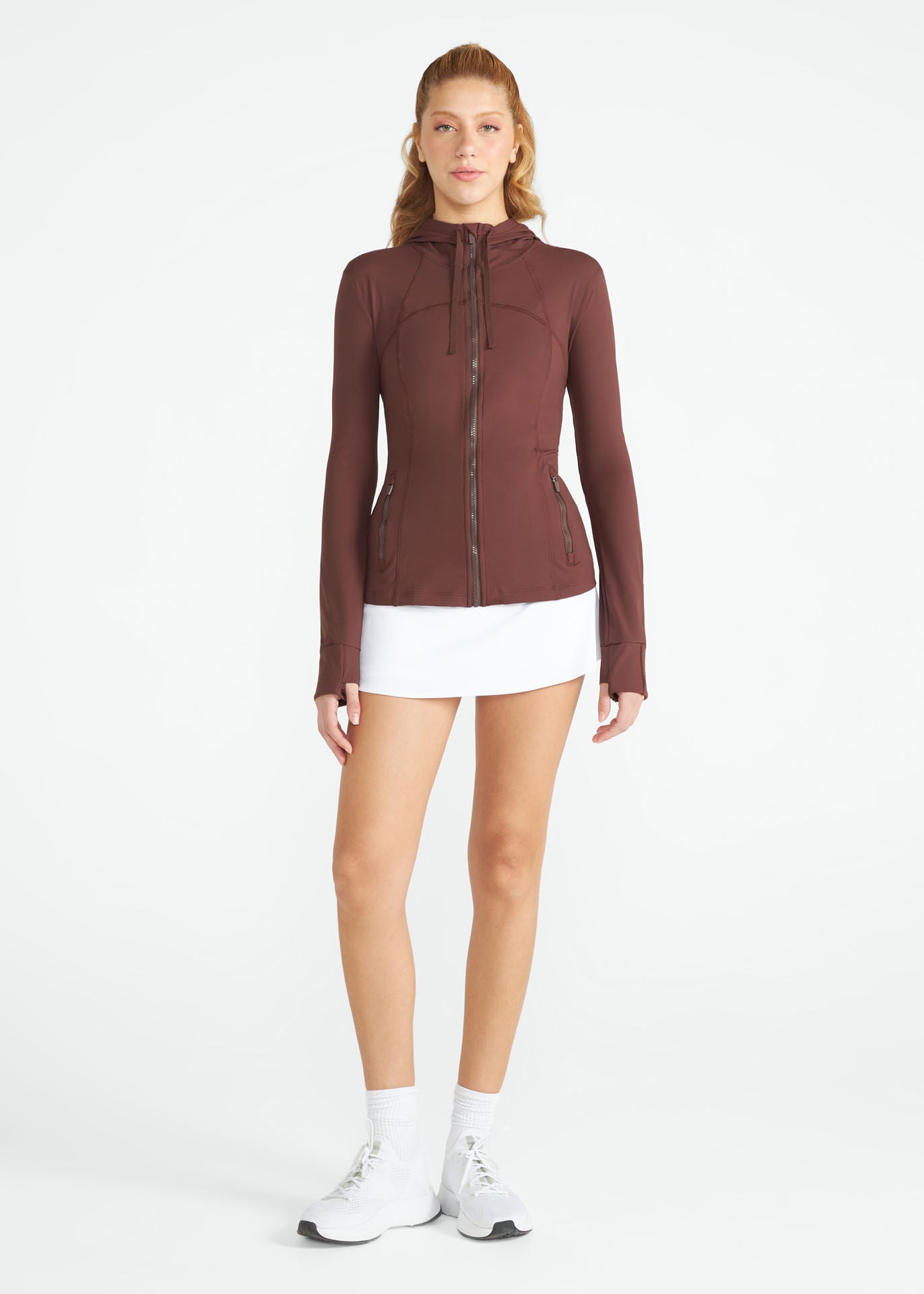 Chaqueta con capucha para mujer