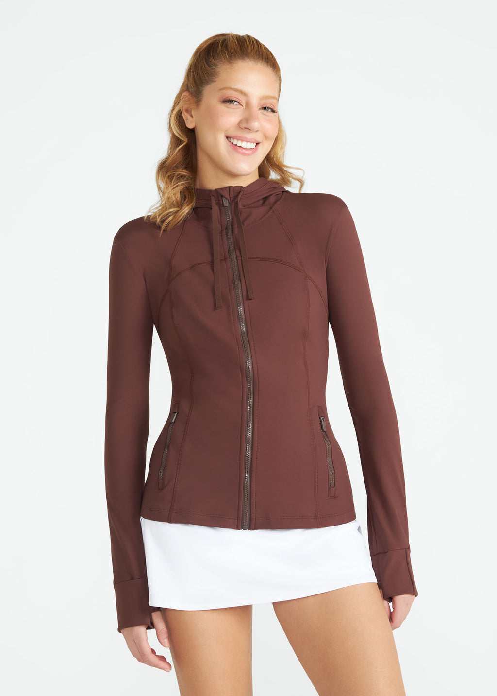 Chaqueta con capucha para mujer