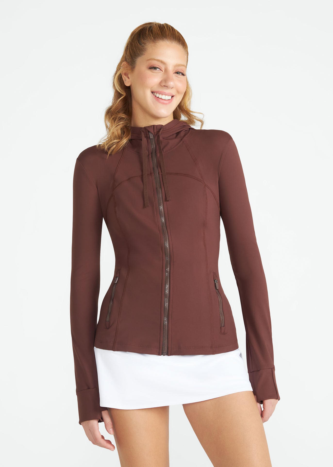 Chaqueta con capucha para mujer