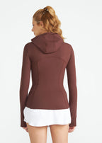 Chaqueta con capucha para mujer
