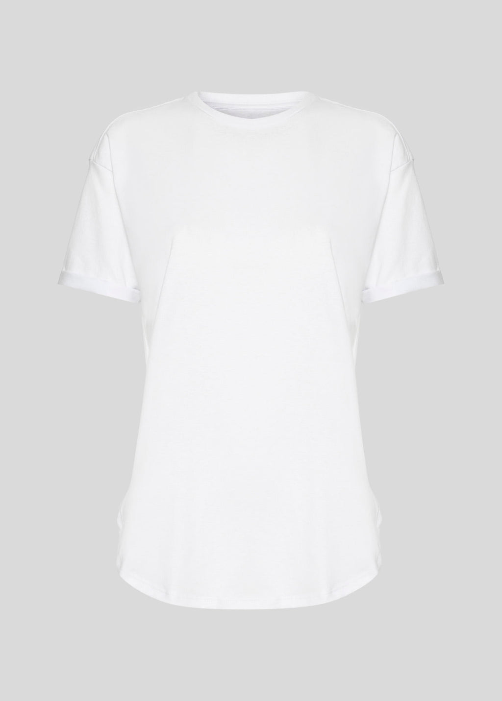 Camiseta básica de manga corta para mujer