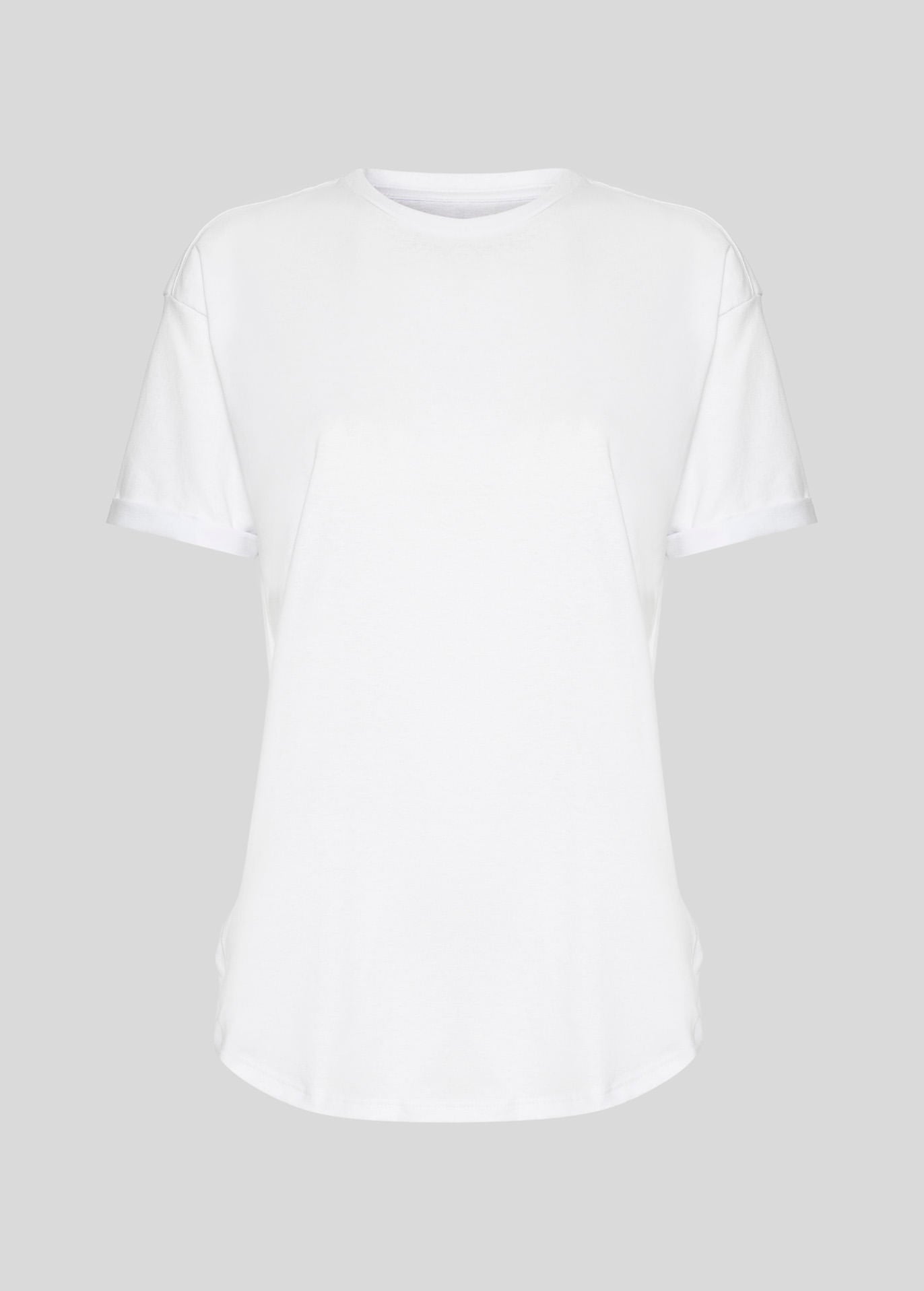 Camiseta básica de manga corta para mujer