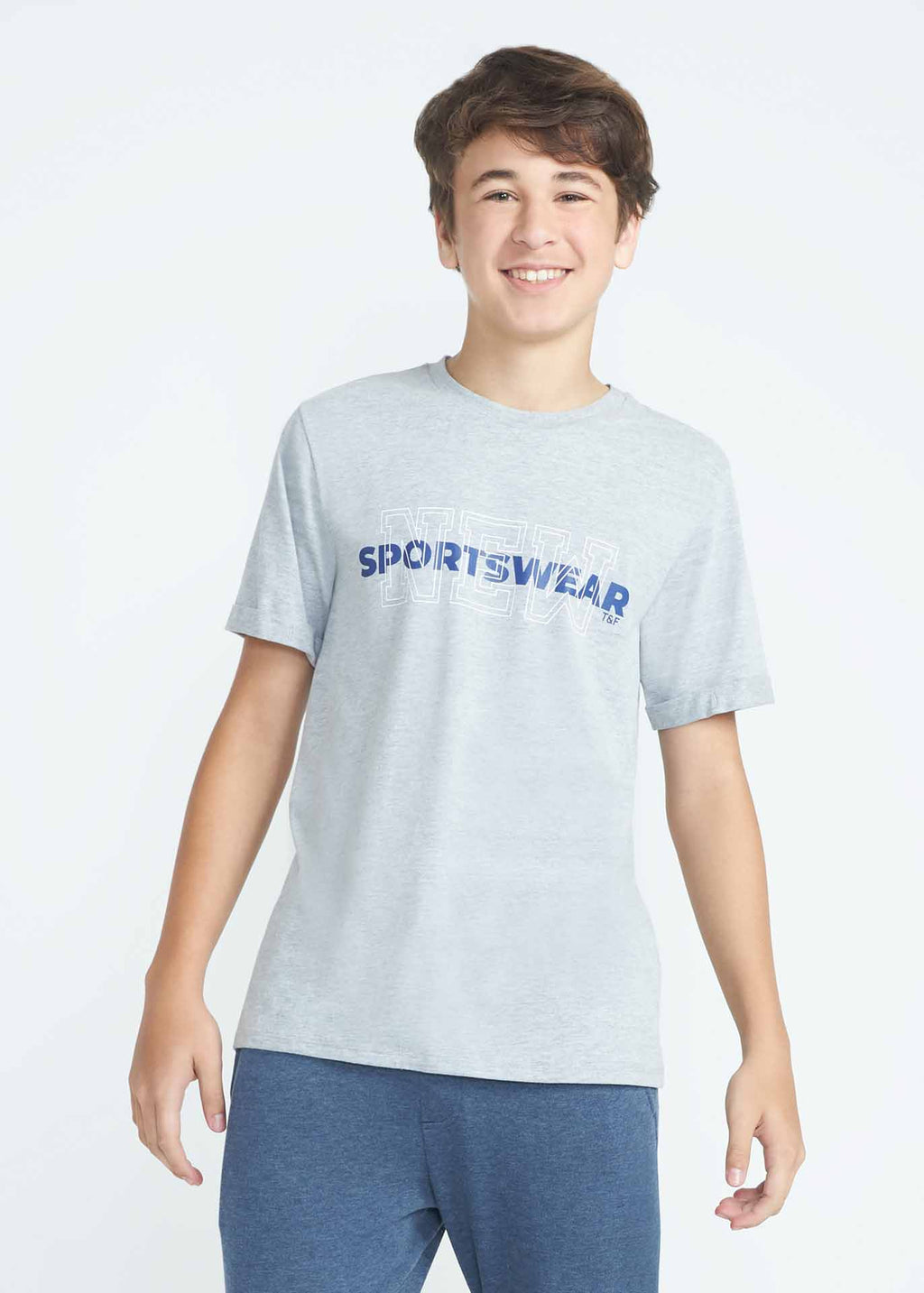 Camiseta unisex de manga corta para adolescentes New Sports