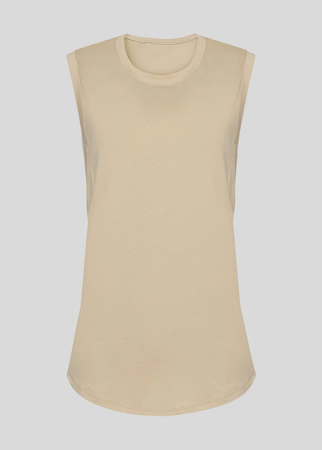 Camiseta Mujer Sin Mangas Recta