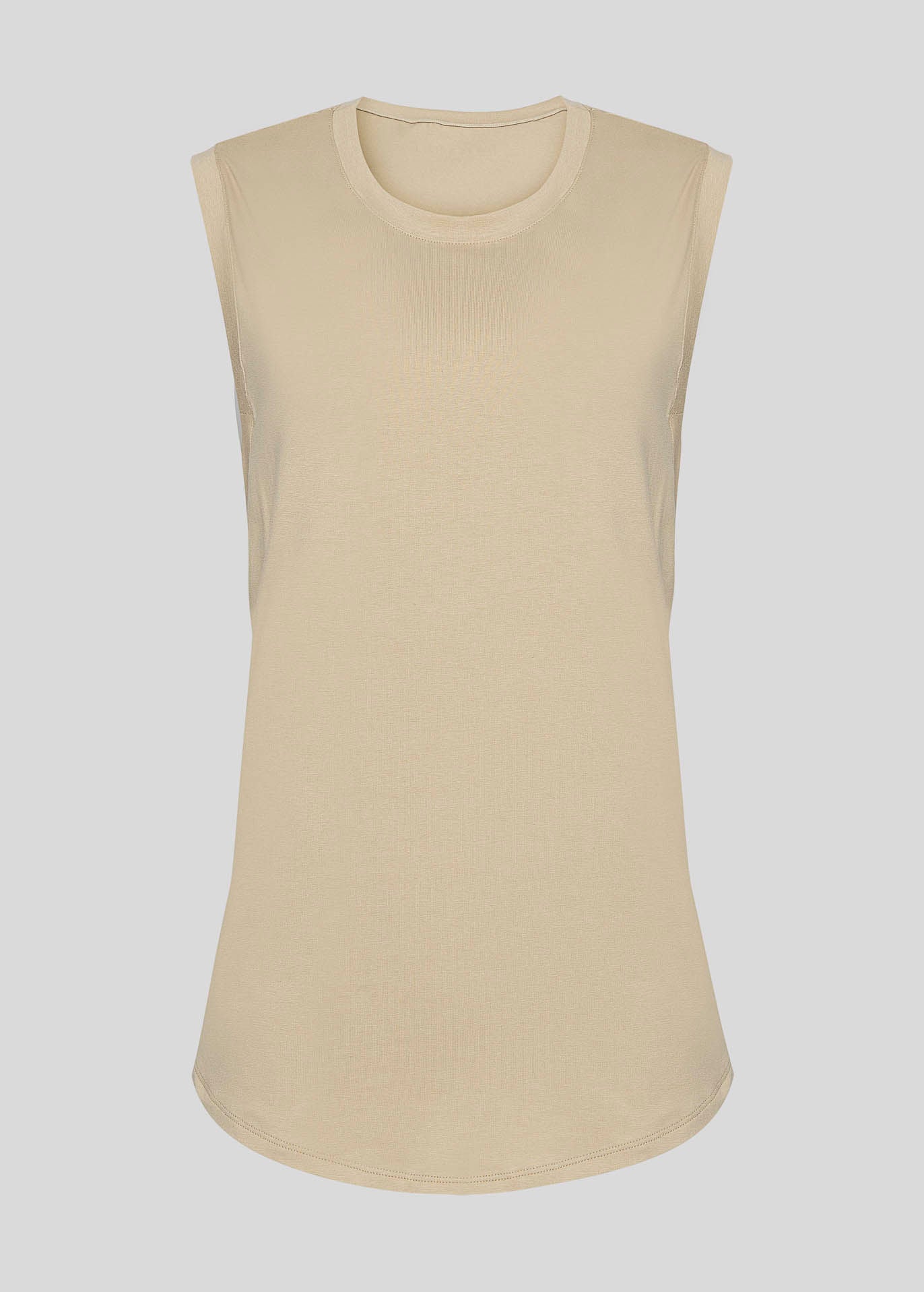 Camiseta Mujer Sin Mangas Recta