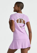 Aktives Kurzarm-T-Shirt für Damen