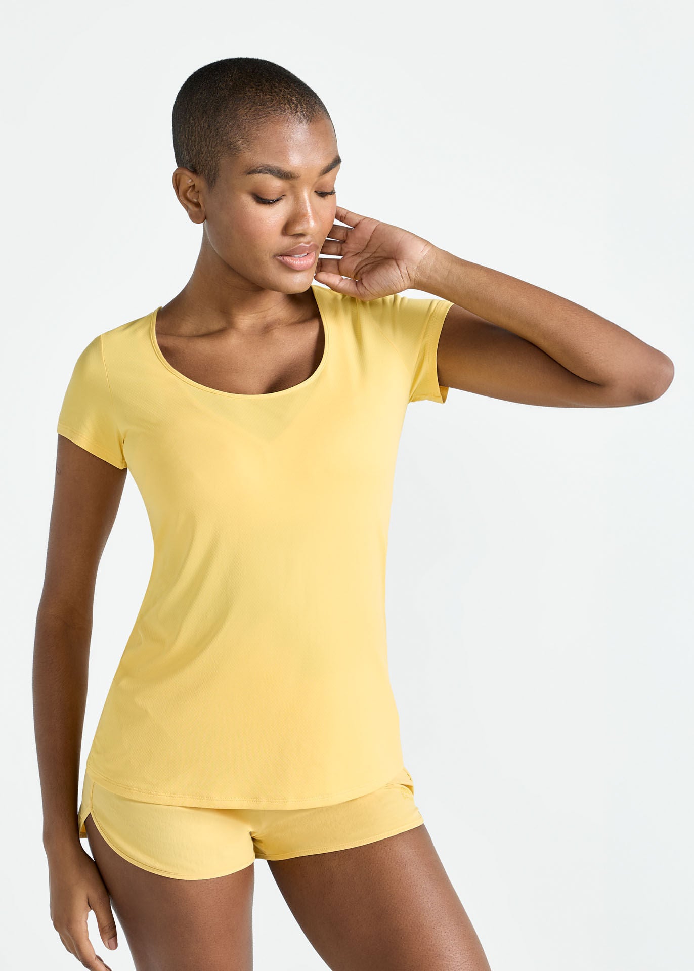 T-Shirt Mulher Manga Curta Thermodry Gota
