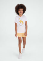 Kinder-T-Shirt für Mädchen, kurzärmelig, Thermodry Oncinha