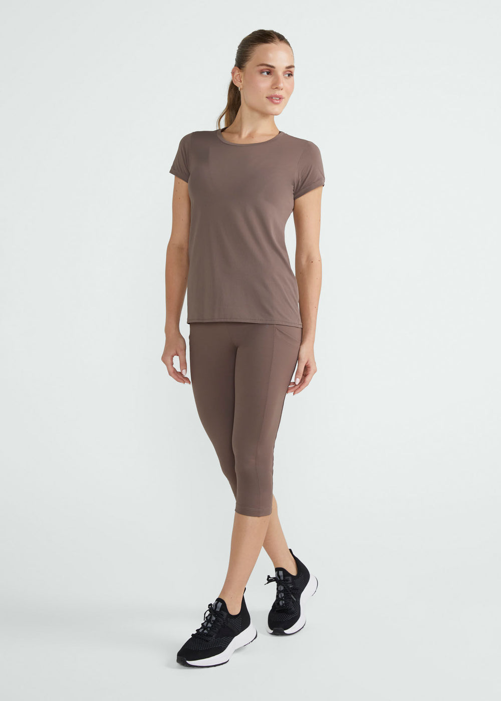 T-shirt Mulher Manga Curta Thermodry