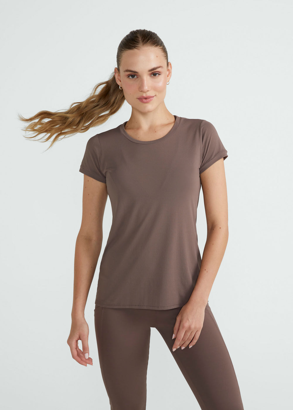 T-shirt Mulher Manga Curta Thermodry