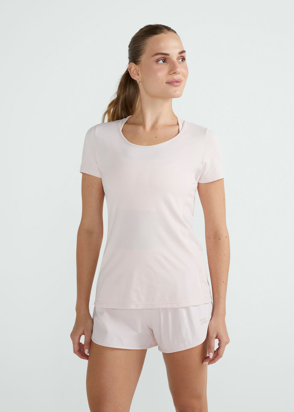 T-shirt Mulher Manga Curta Transpasse