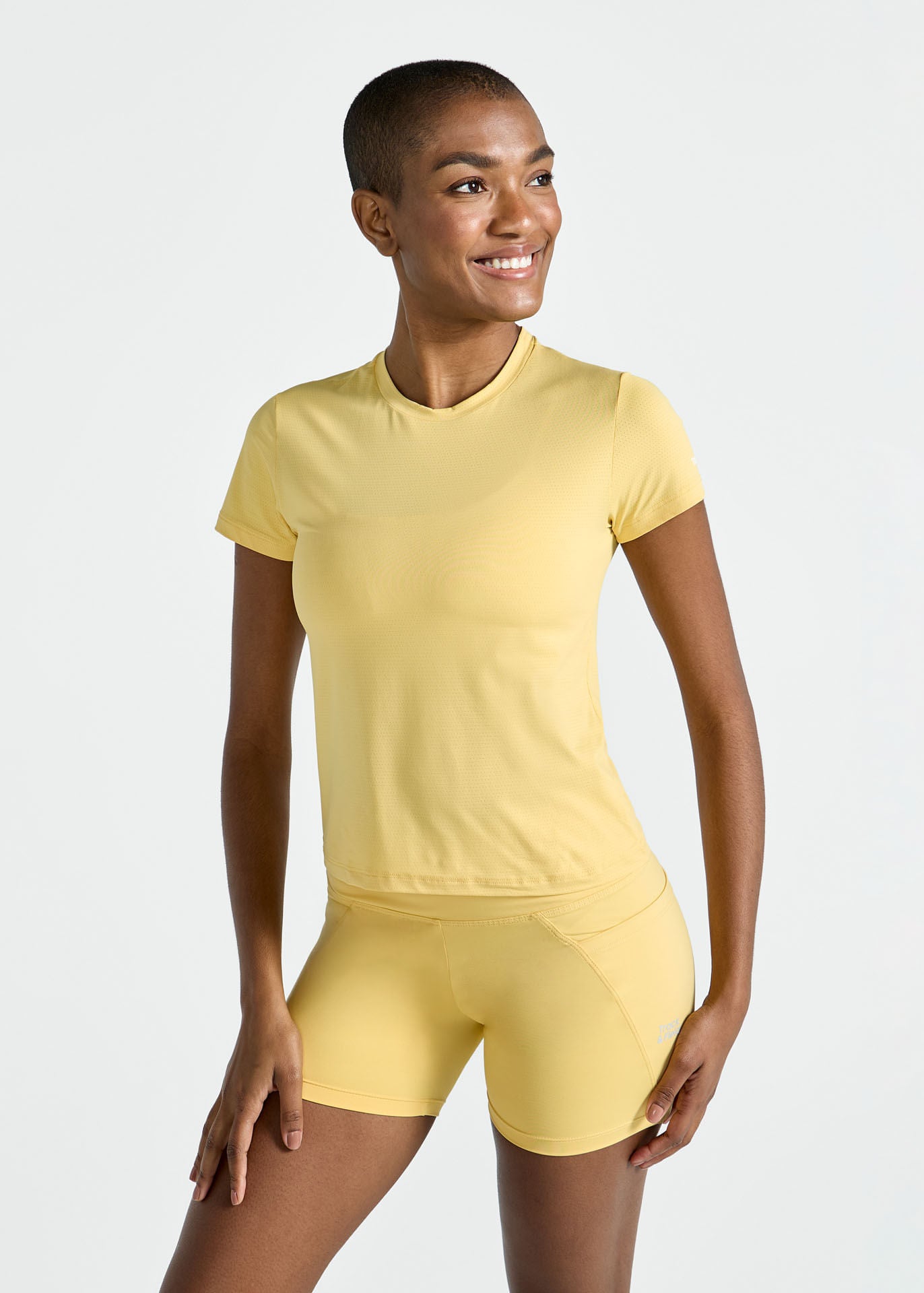 Kurzärmliges UV-Mesh-T-Shirt für Damen