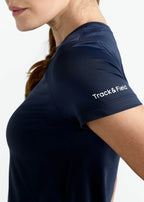 T-shirt à manches courtes en maille anti-UV pour femmes