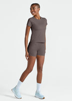 Kurzärmliges UV-Mesh-T-Shirt für Damen