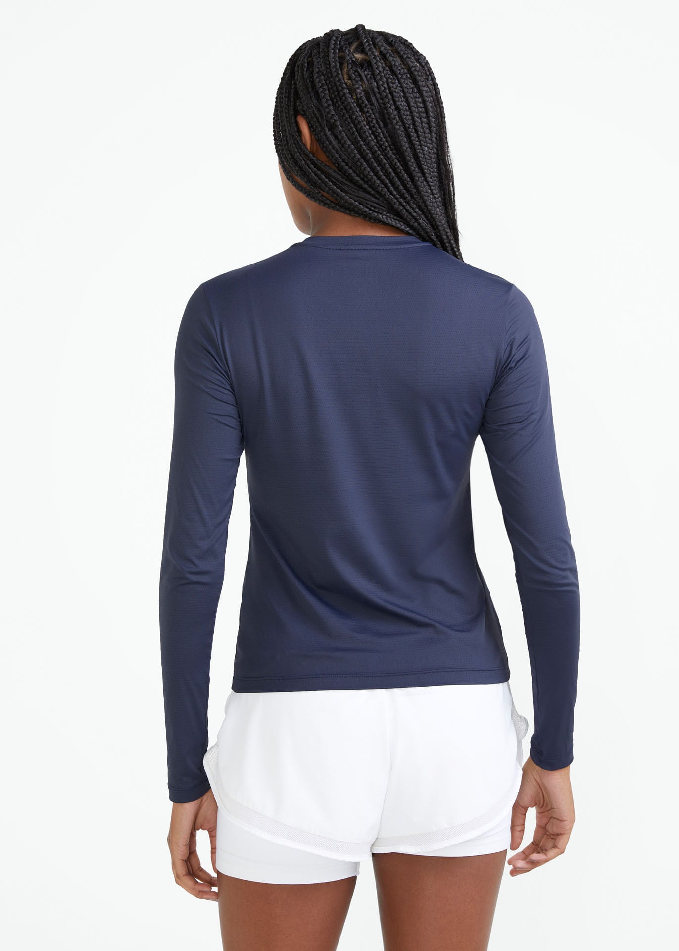 Camiseta de manga larga de malla UV para mujer
