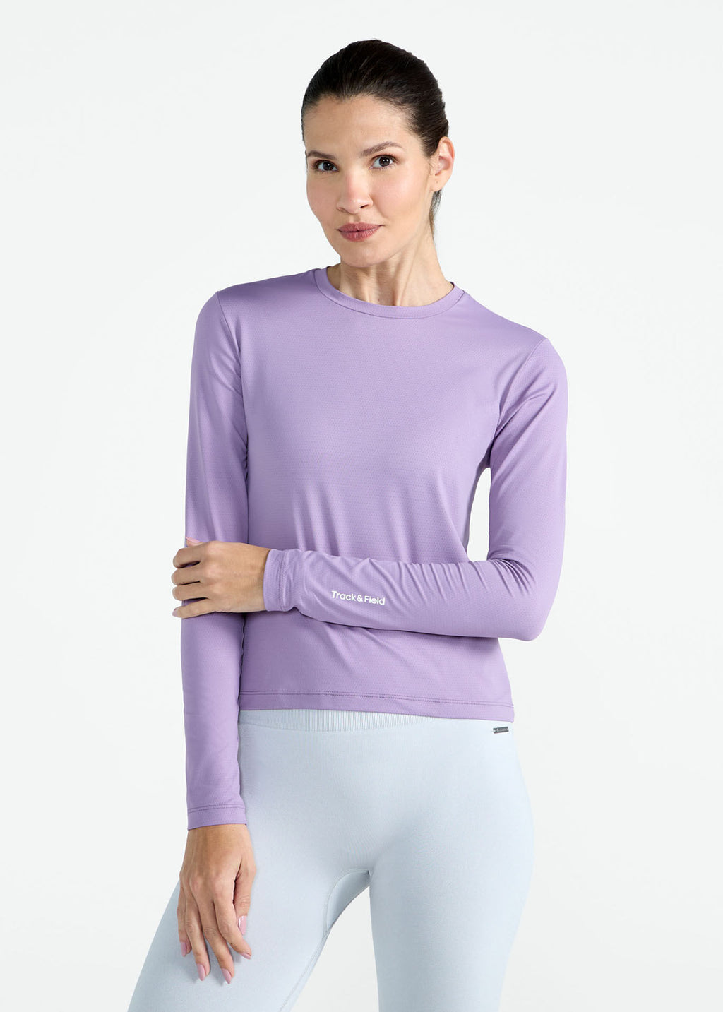 Camiseta de manga larga de malla UV para mujer