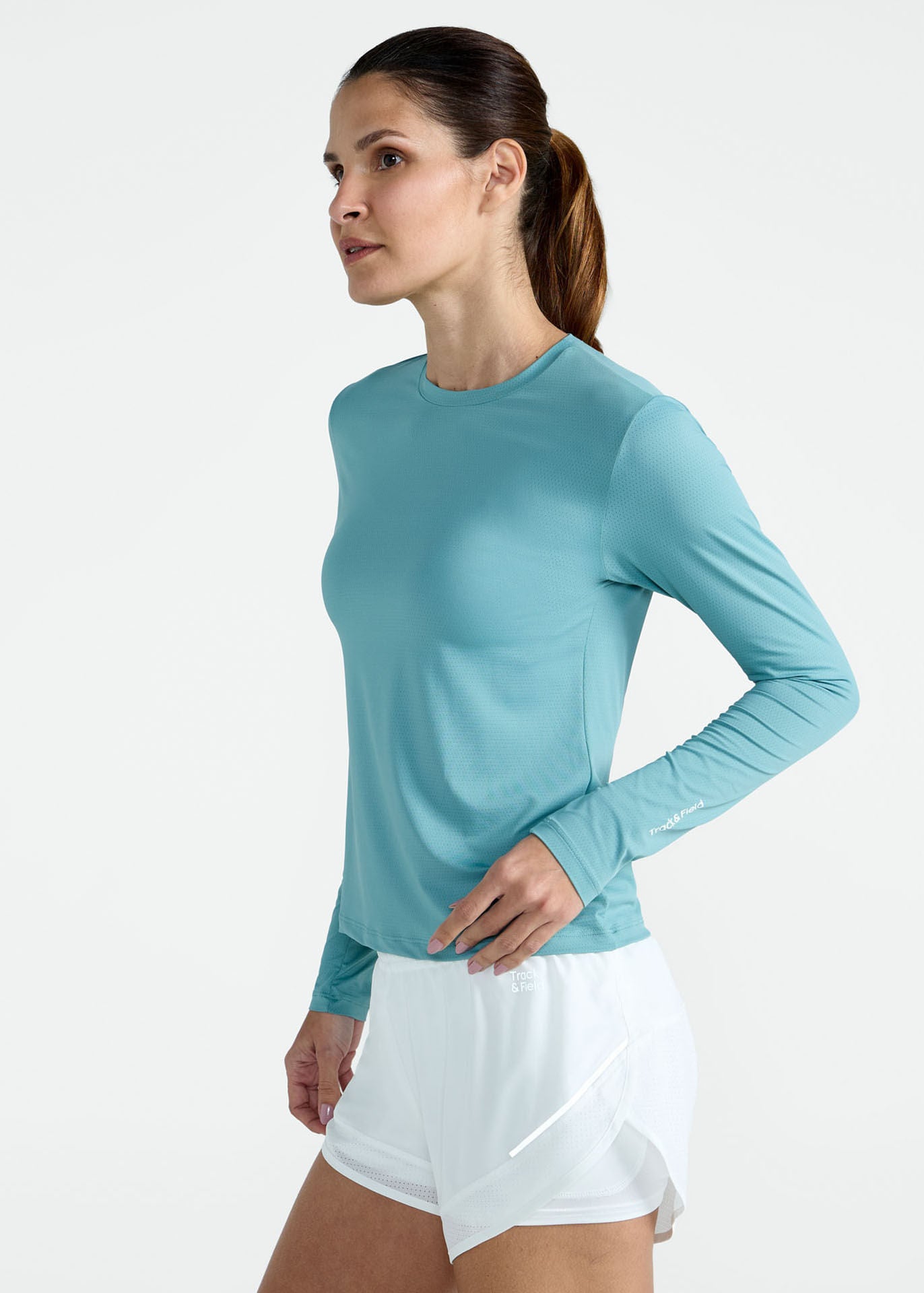 T-Shirt Mulher Manga Longa Uv Mesh
