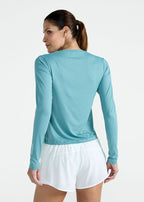 T-shirt à manches longues en maille anti-UV pour femmes
