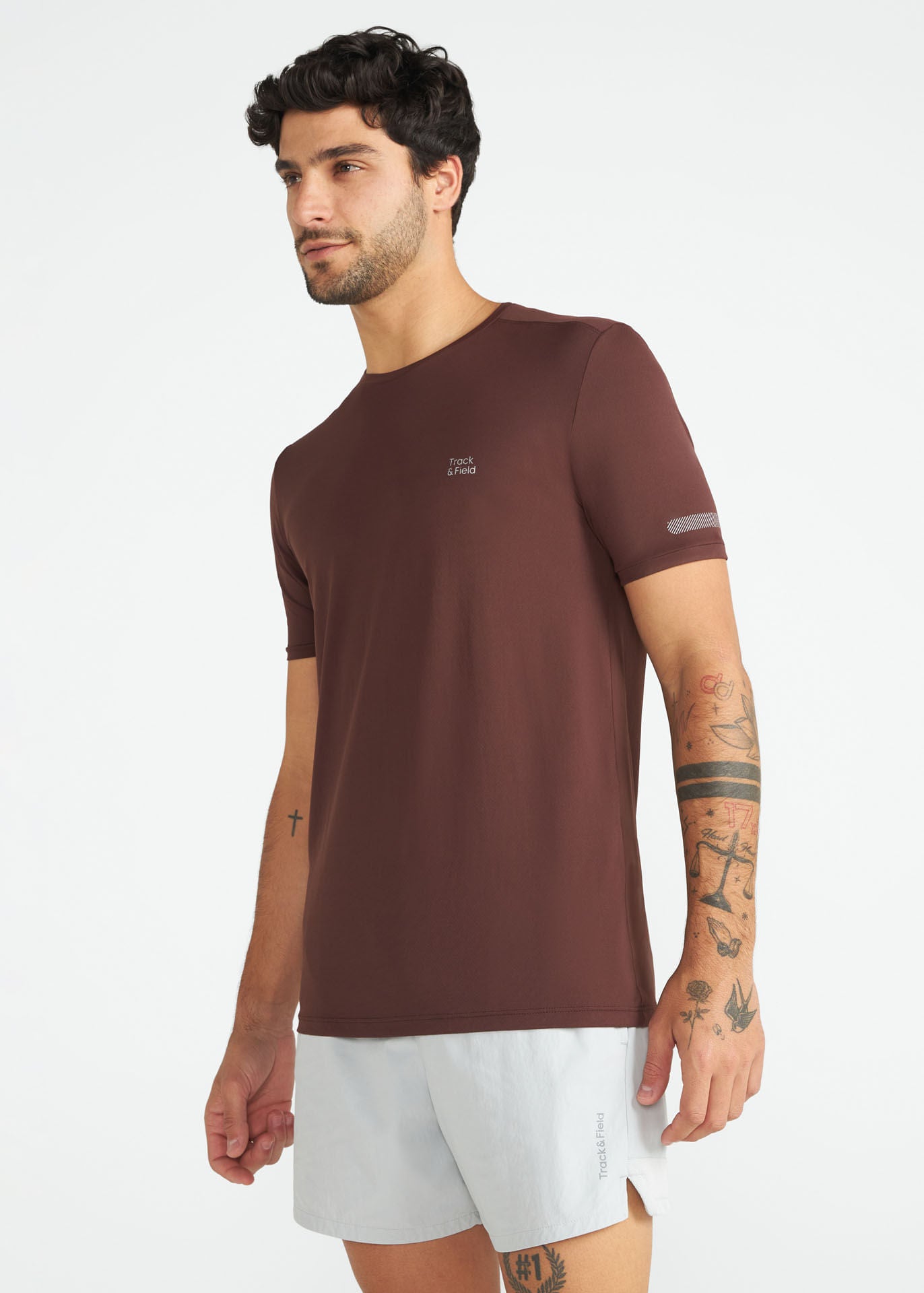Kurzärmliges Sport-T-Shirt für Herren