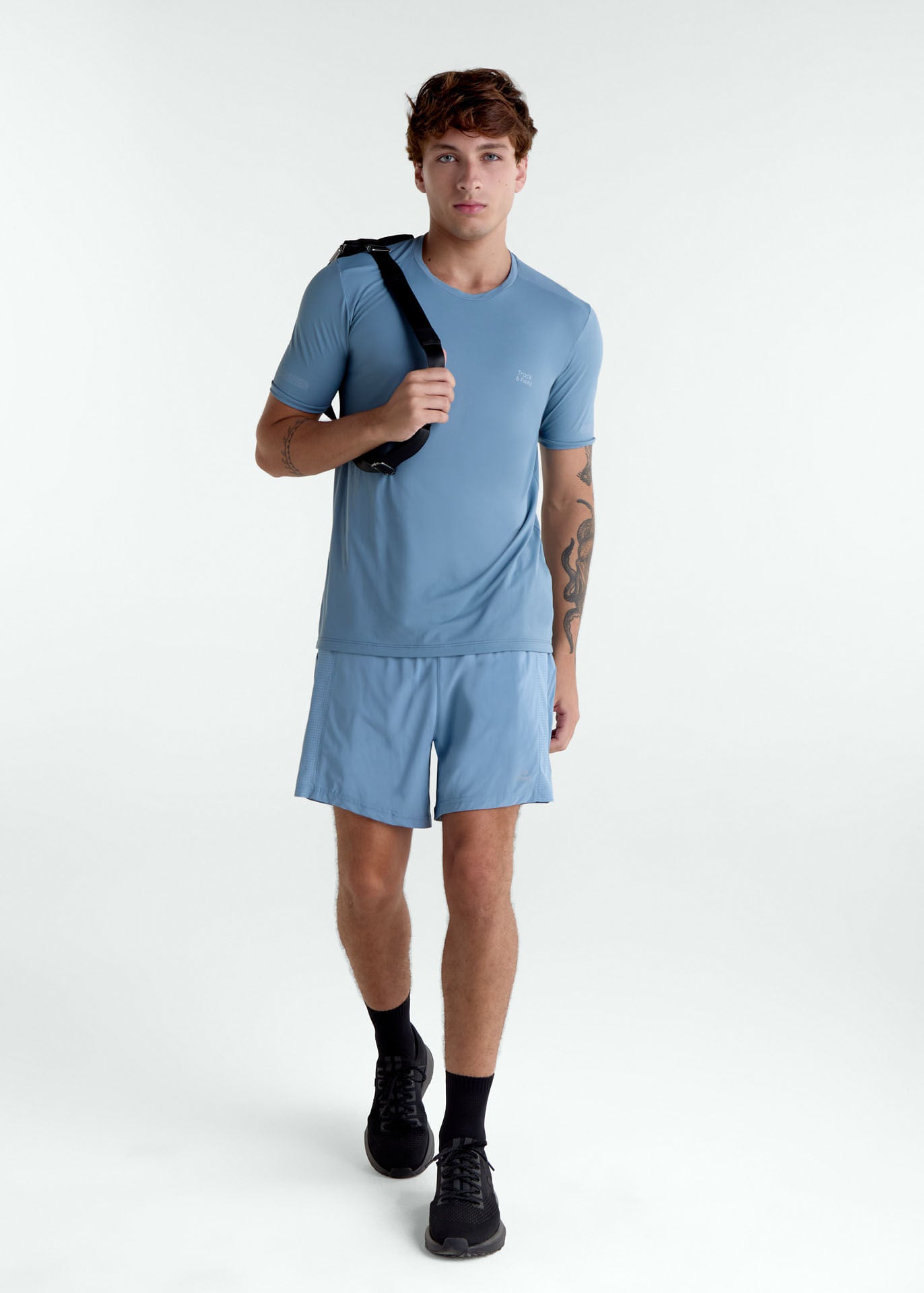 T-shirt de sport à manches courtes pour hommes