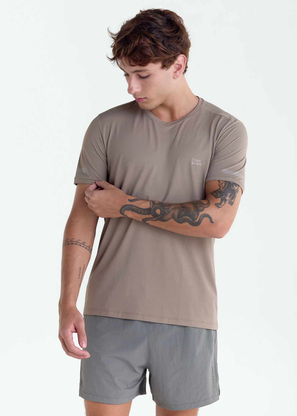 Kurzärmliges Sport-T-Shirt für Herren