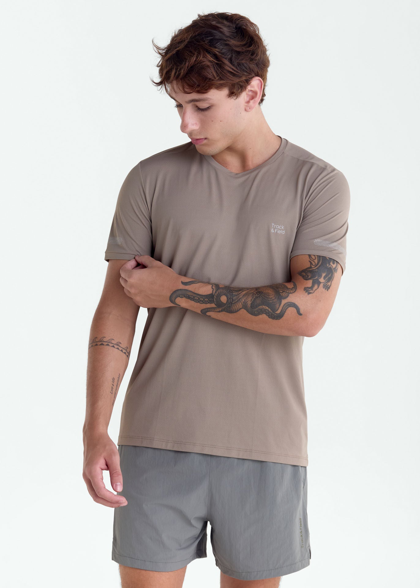 T-shirt de sport à manches courtes pour hommes