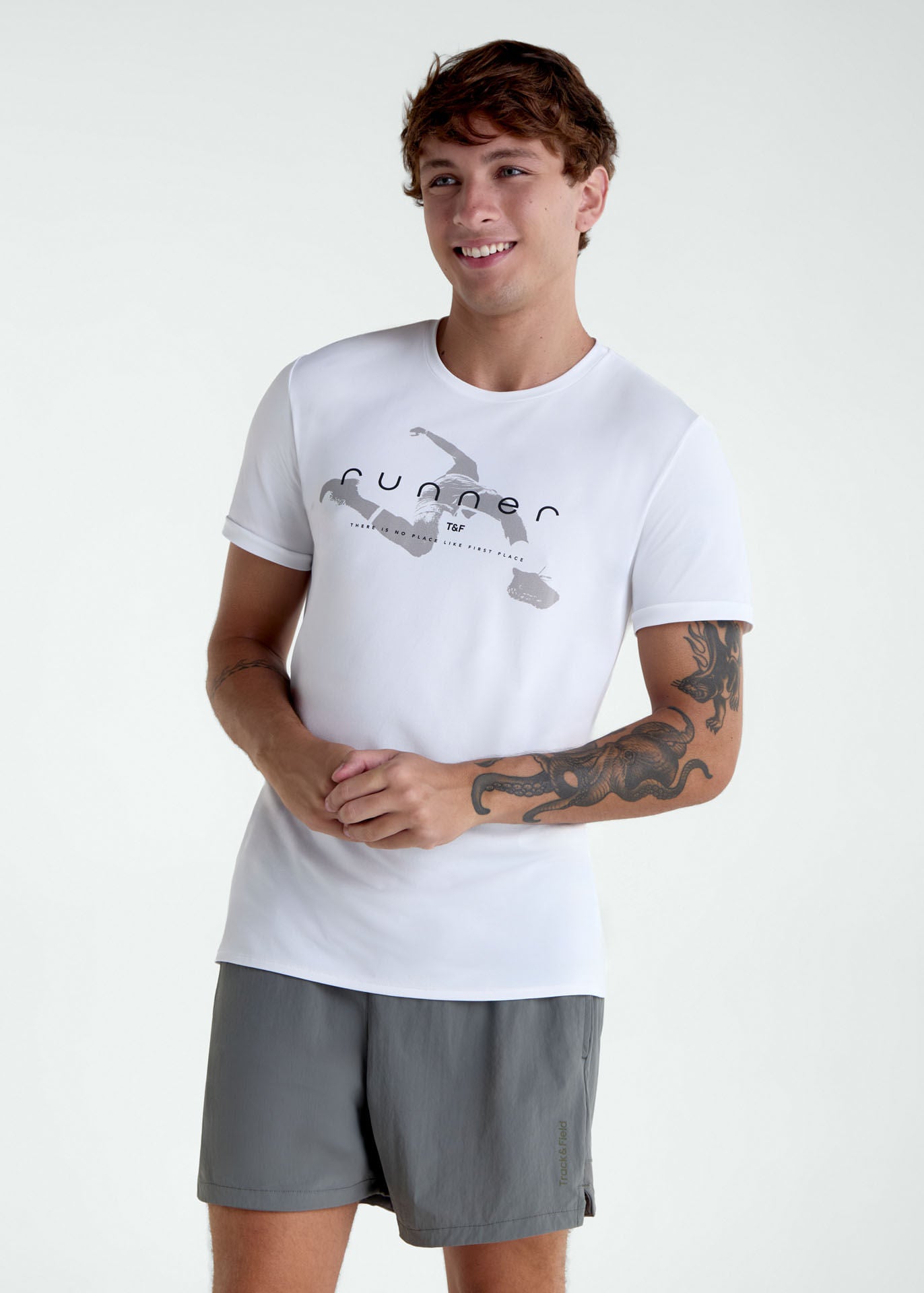 T-shirt Homem Manga Curta Thermodry Runner
