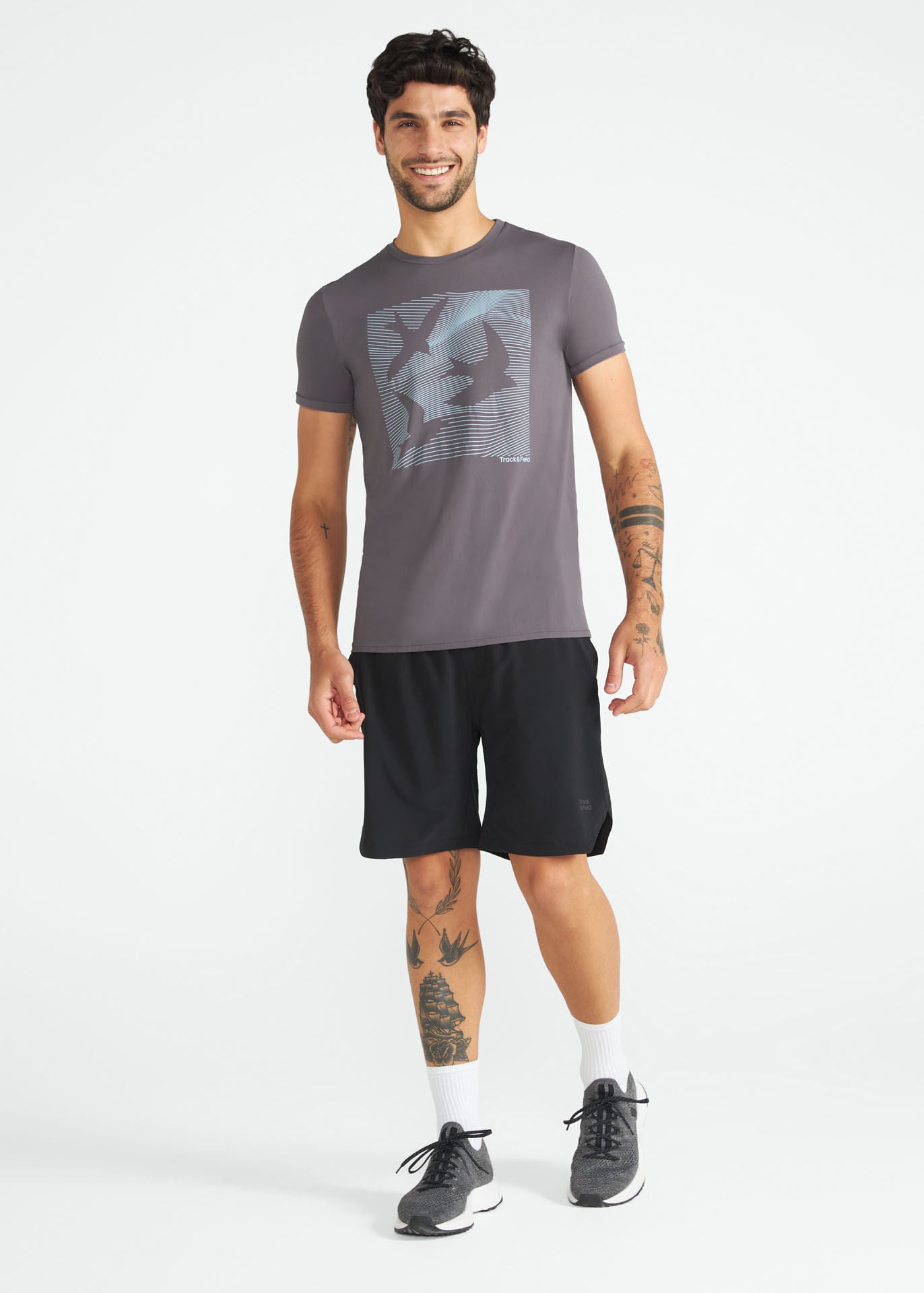 Men's Short Sleeve T-Shirt Thermodry Birds