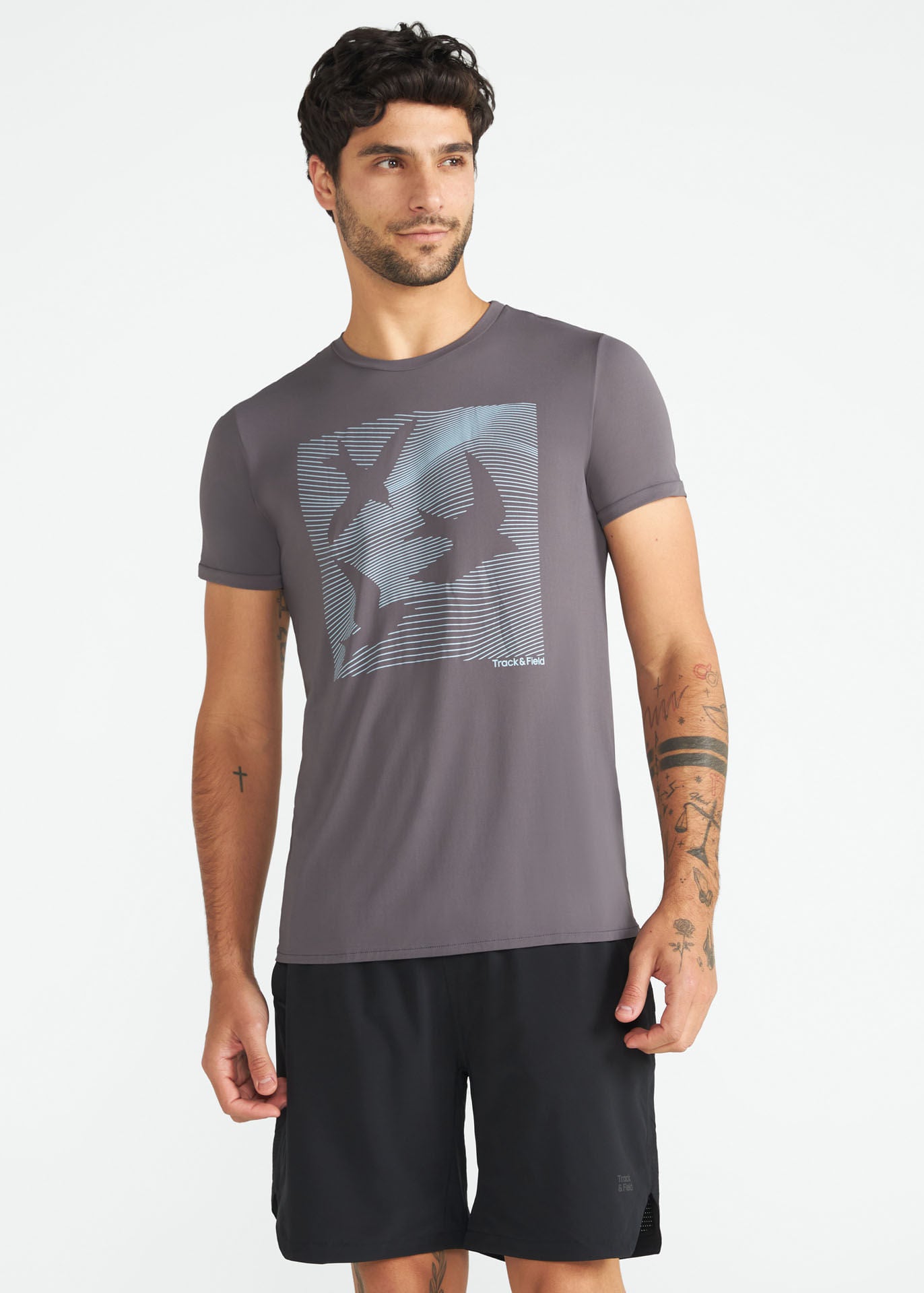 Men's Short Sleeve T-Shirt Thermodry Birds
