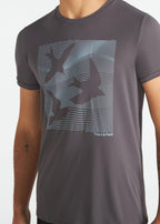 T-shirt à manches courtes pour hommes Thermodry Oiseaux