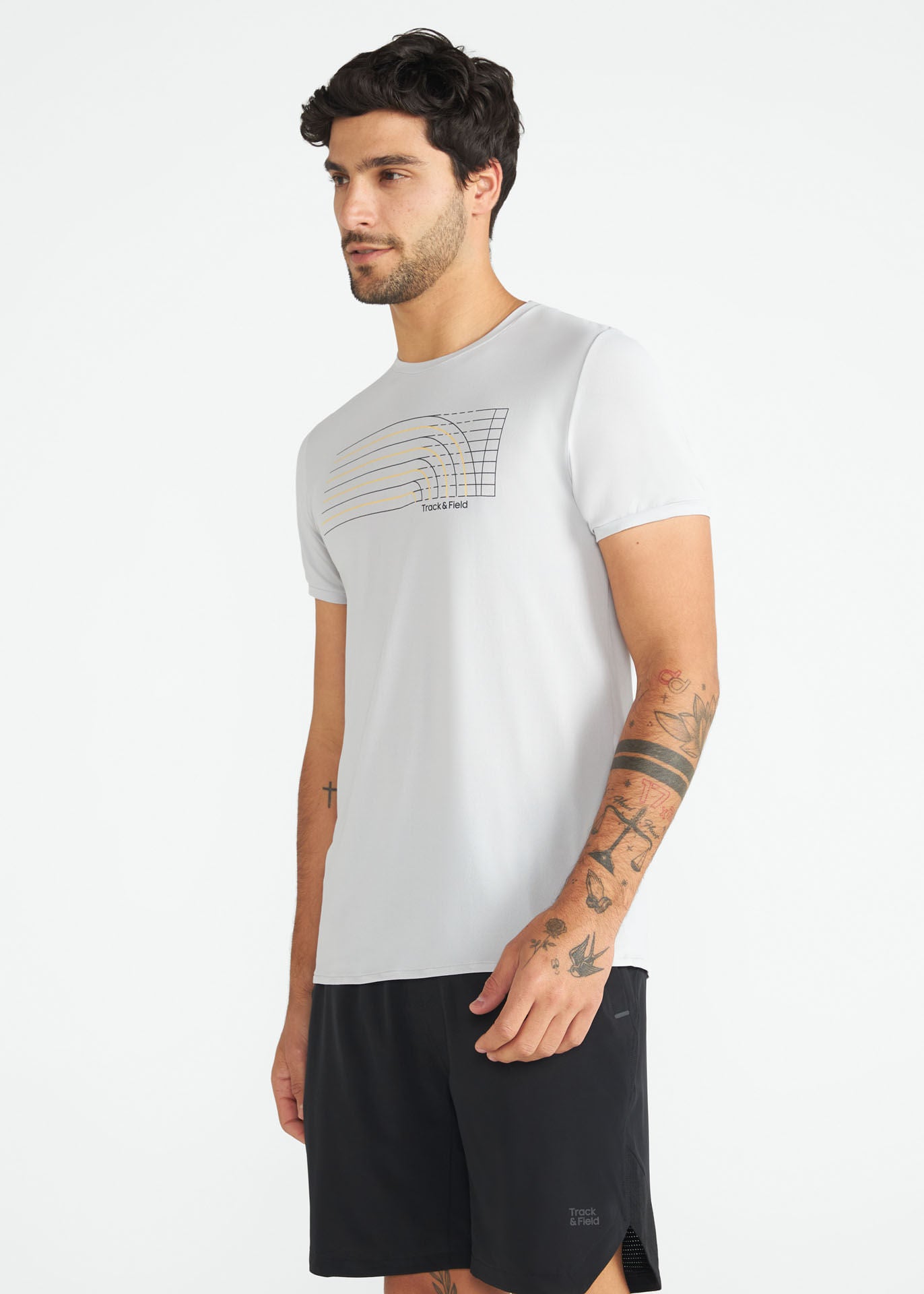 Men's Short Sleeve T-Shirt Thermodry Track
