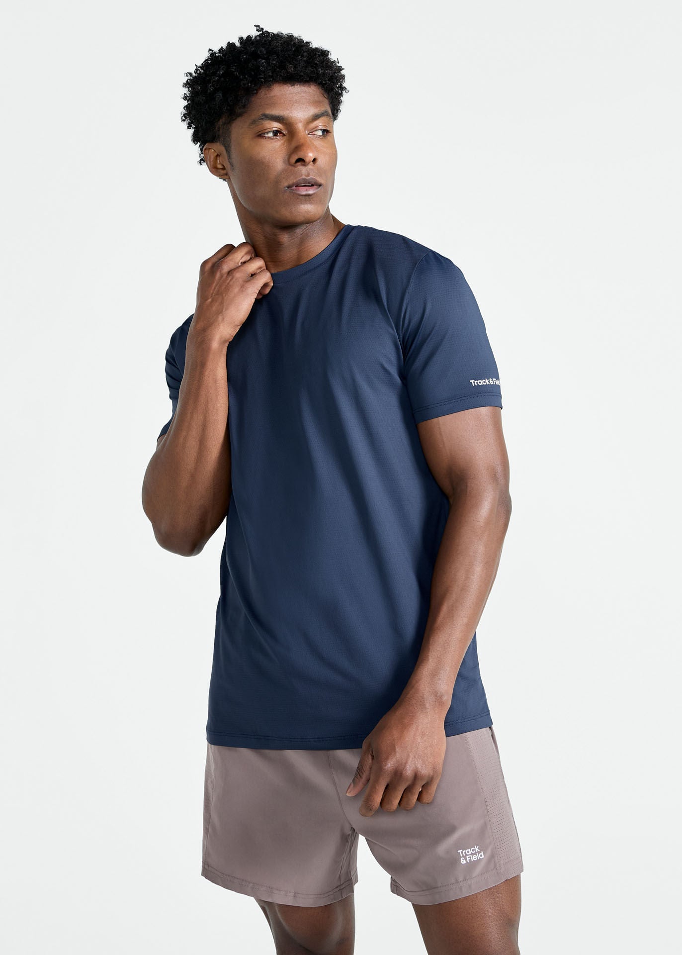 T-shirt à manches courtes en maille anti-UV pour hommes