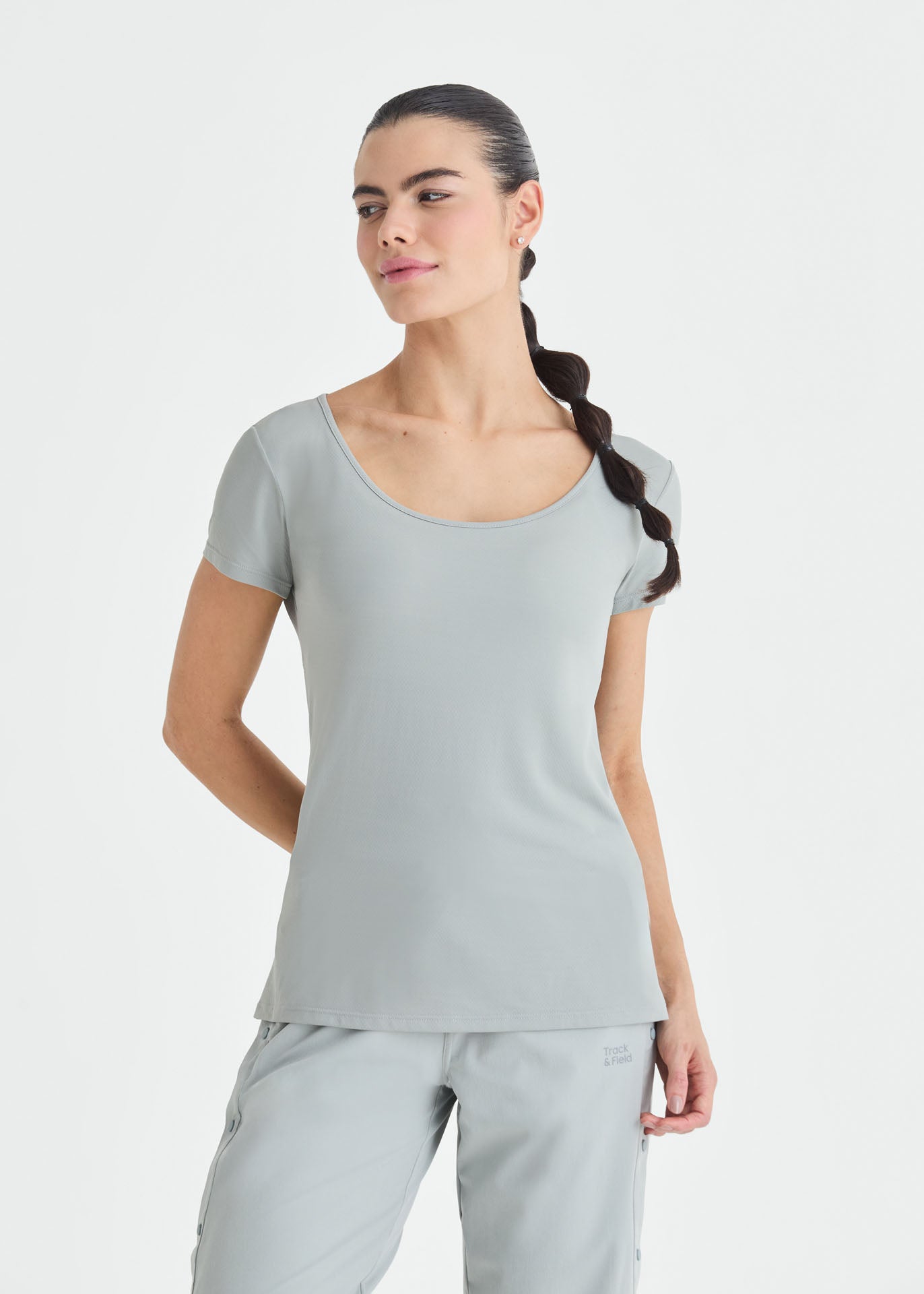 T-shirt Mulher Manga Curta Thermodry Gota
