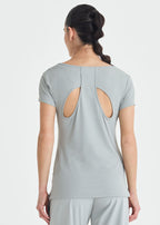 T-shirt Mulher Manga Curta Thermodry Gota
