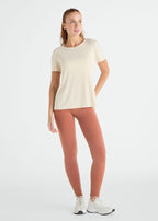 T-shirt Mulher Manga Curta Soft