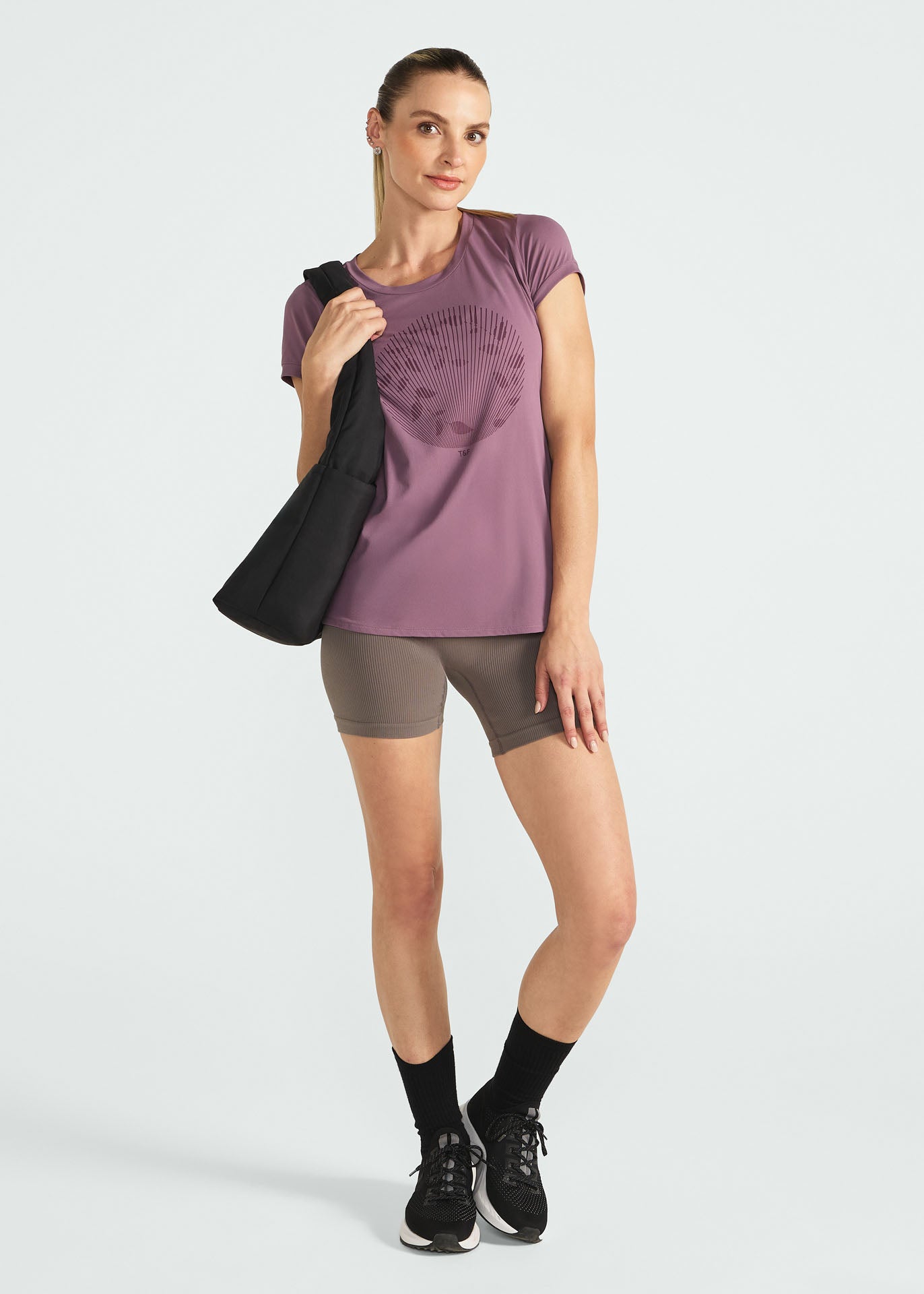 T-shirt Mulher Manga Curta Thermodry Clareira